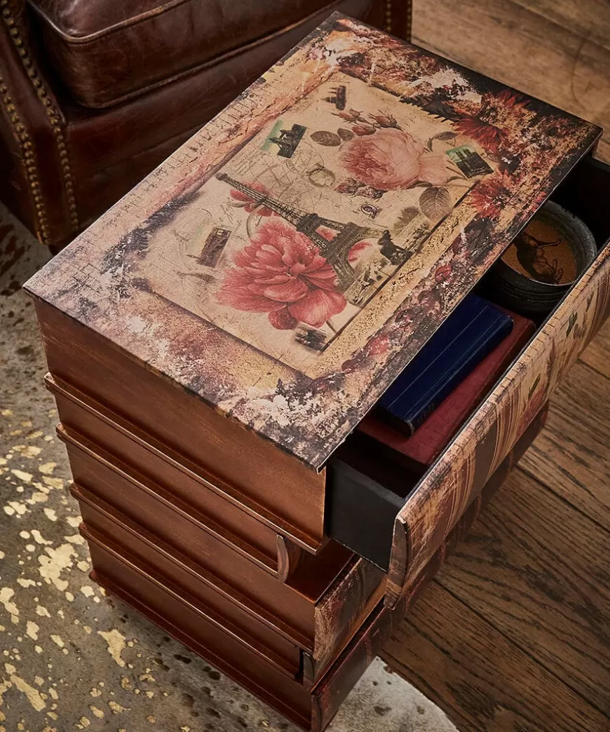 Joe Browns Furniture & Storage*Antique Stacked Books Side Cabinet