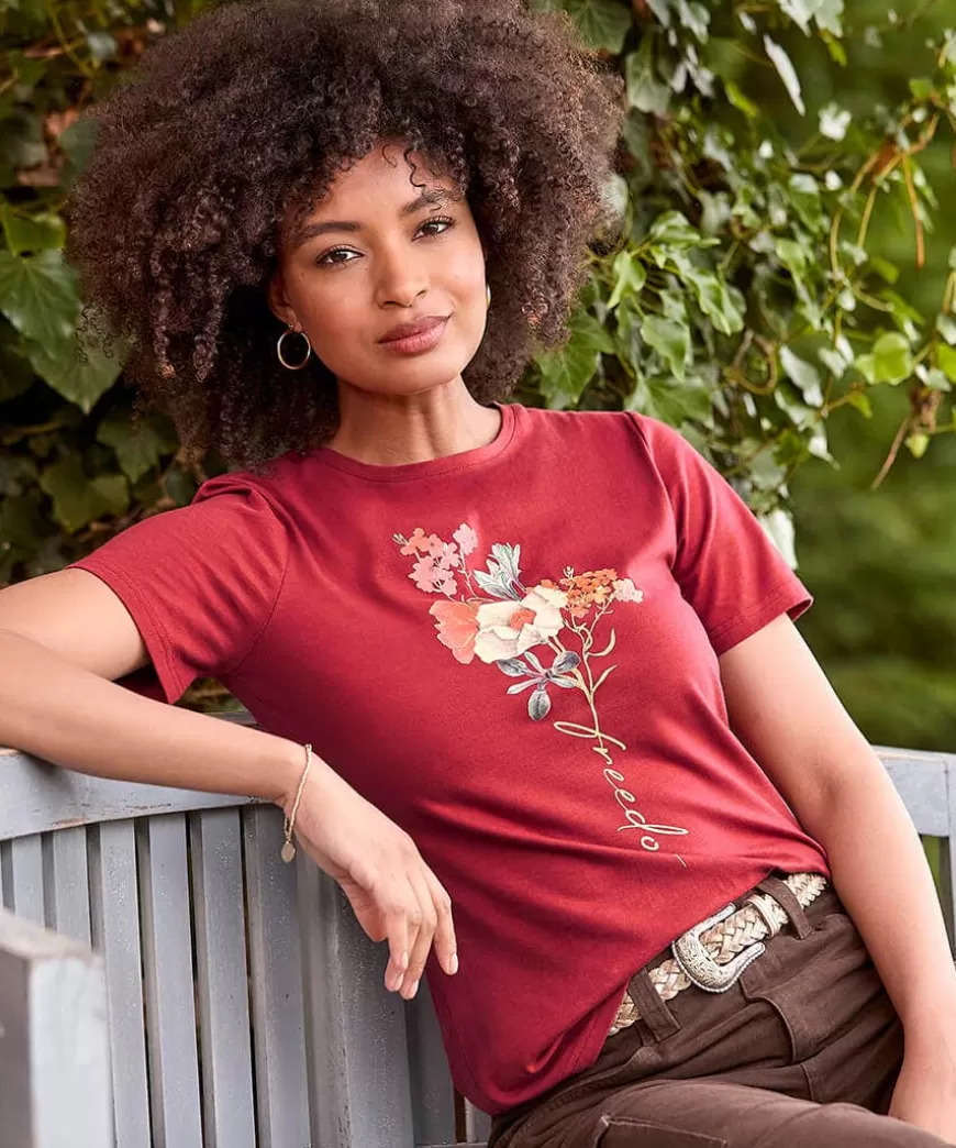 Women Joe Browns Tops, Tunics & Blouses*Autumn Florals T-Shirt