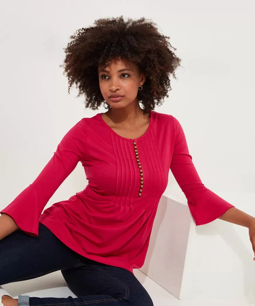 Women Joe Browns Tops, Tunics & Blouses*Beautiful Button Longline Jersey Top