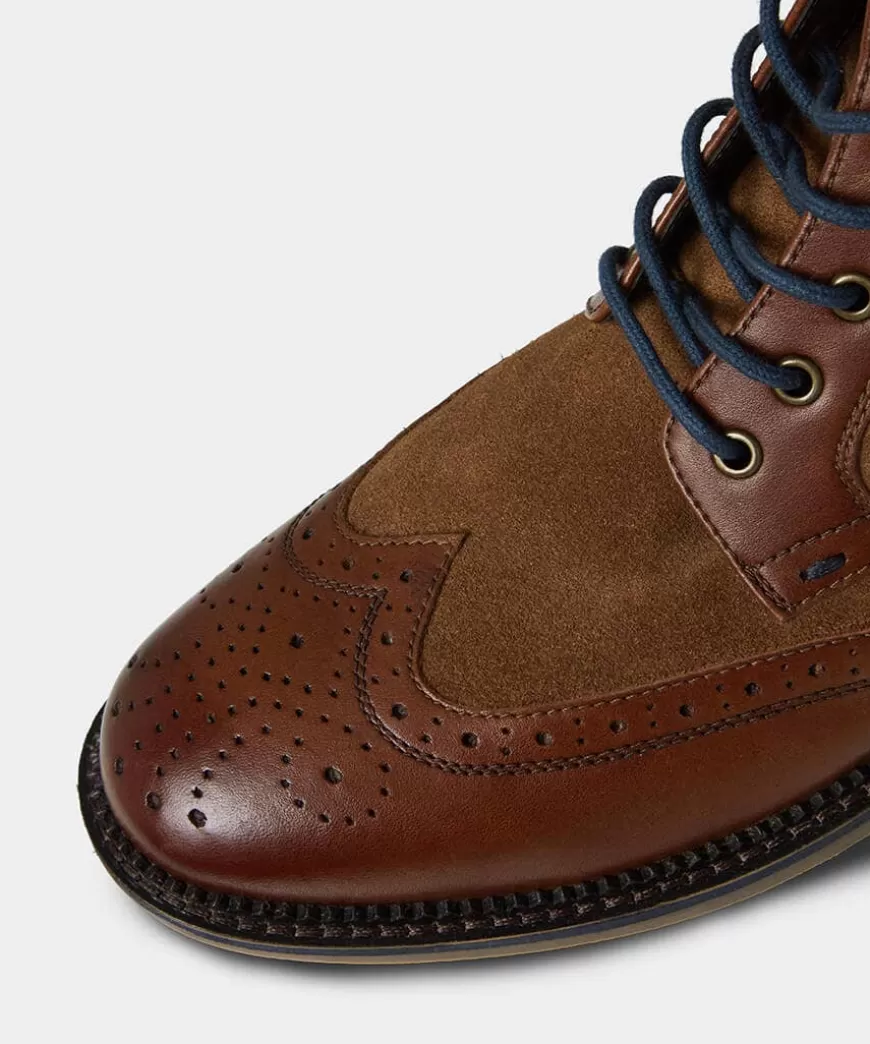 Joe Browns Tailoring | Shoes, Boots & Trainers*Gents Club Mixed Leather Boots