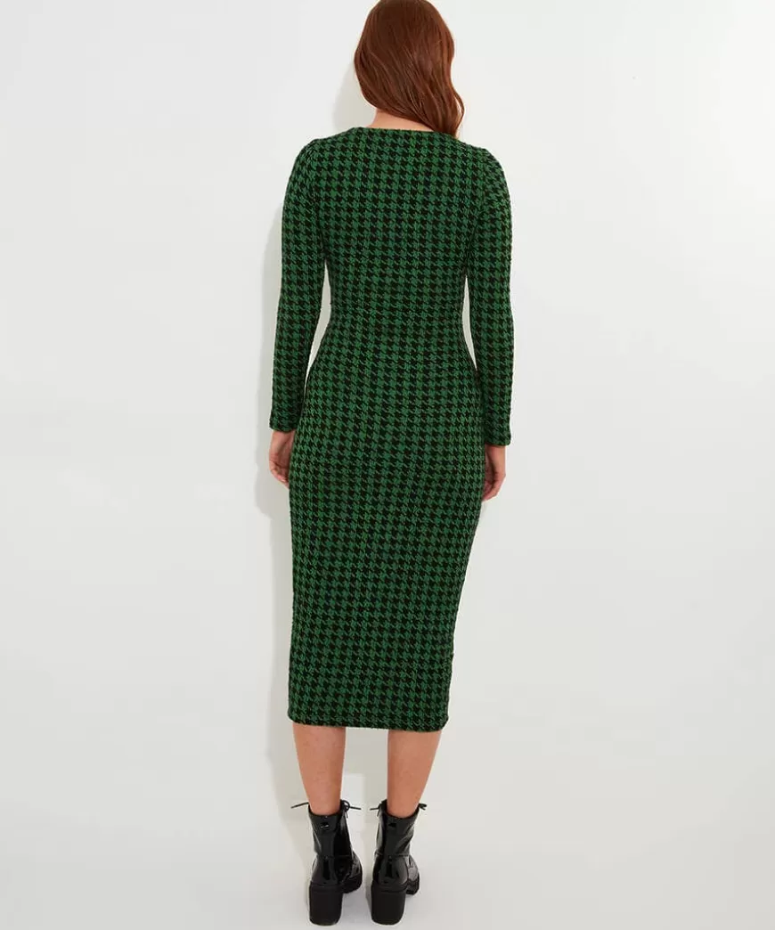 Women Joe Browns Petite Collection | Dresses*Greta Zip Through Stretch Jacquard Dress