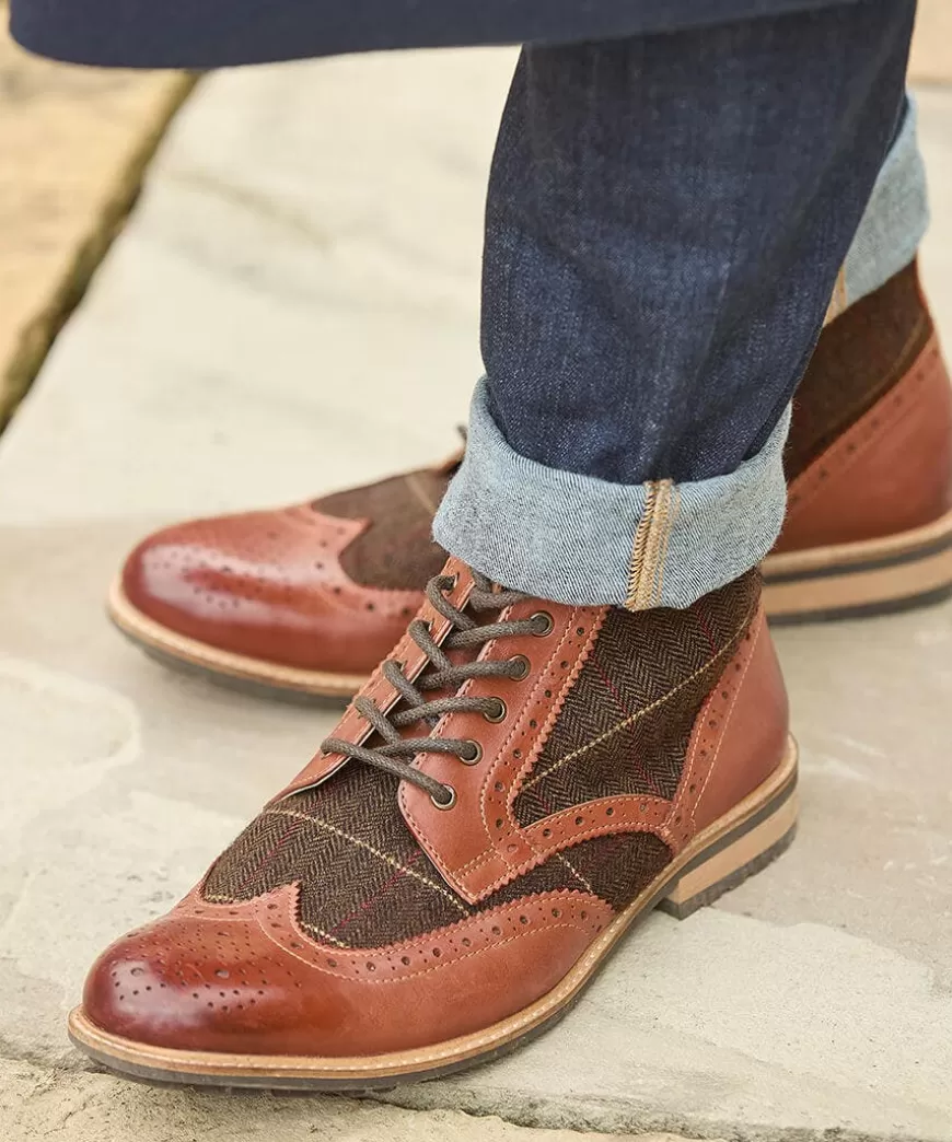 Joe Browns Boots | Shoes, Boots & Trainers*Harlington Tweed And Leather Boots