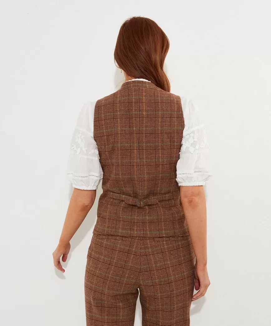 Women Joe Browns Waistcoats | Coats & Jackets*Heritage Check Waistcoat