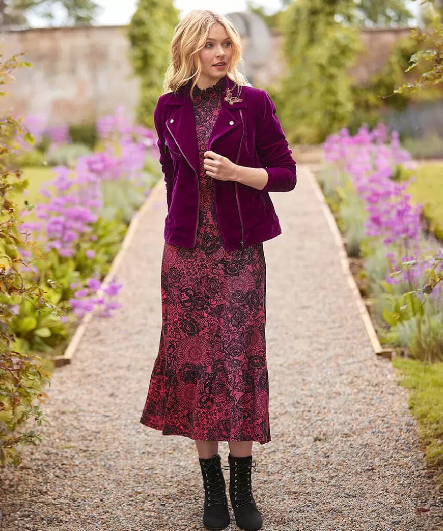 Women Joe Browns Petite Collection | Dresses*Lovely Lace Print Jersey Dress