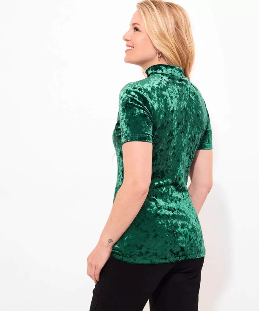 Women Joe Browns Tops, Tunics & Blouses*Marcie Velour Short Sleeved Top