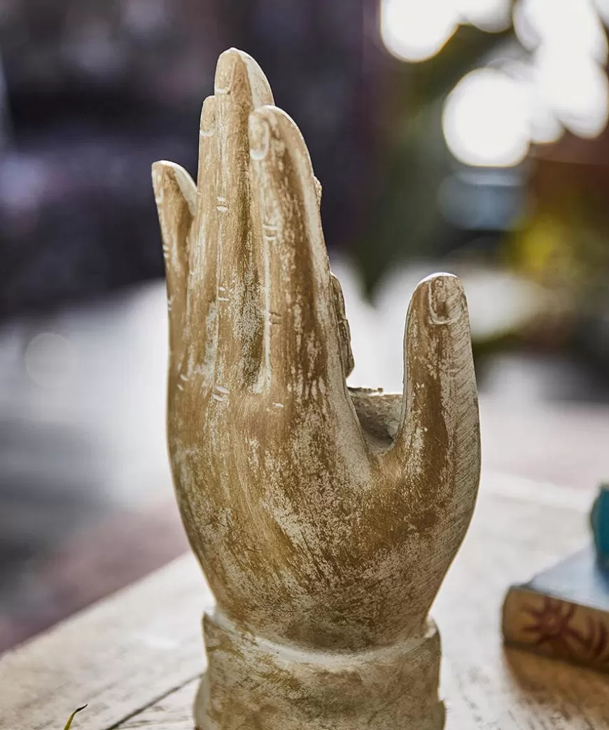 Joe Browns Home Accessories*Peaceful Palm Meditating Buddha Figurine