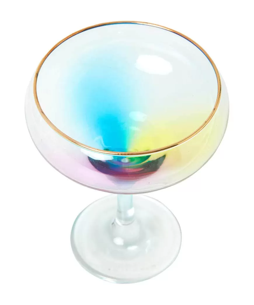 Joe Browns Kitchenware & Dining*Set Of 6 Suave Rainbow Champagne Coupes