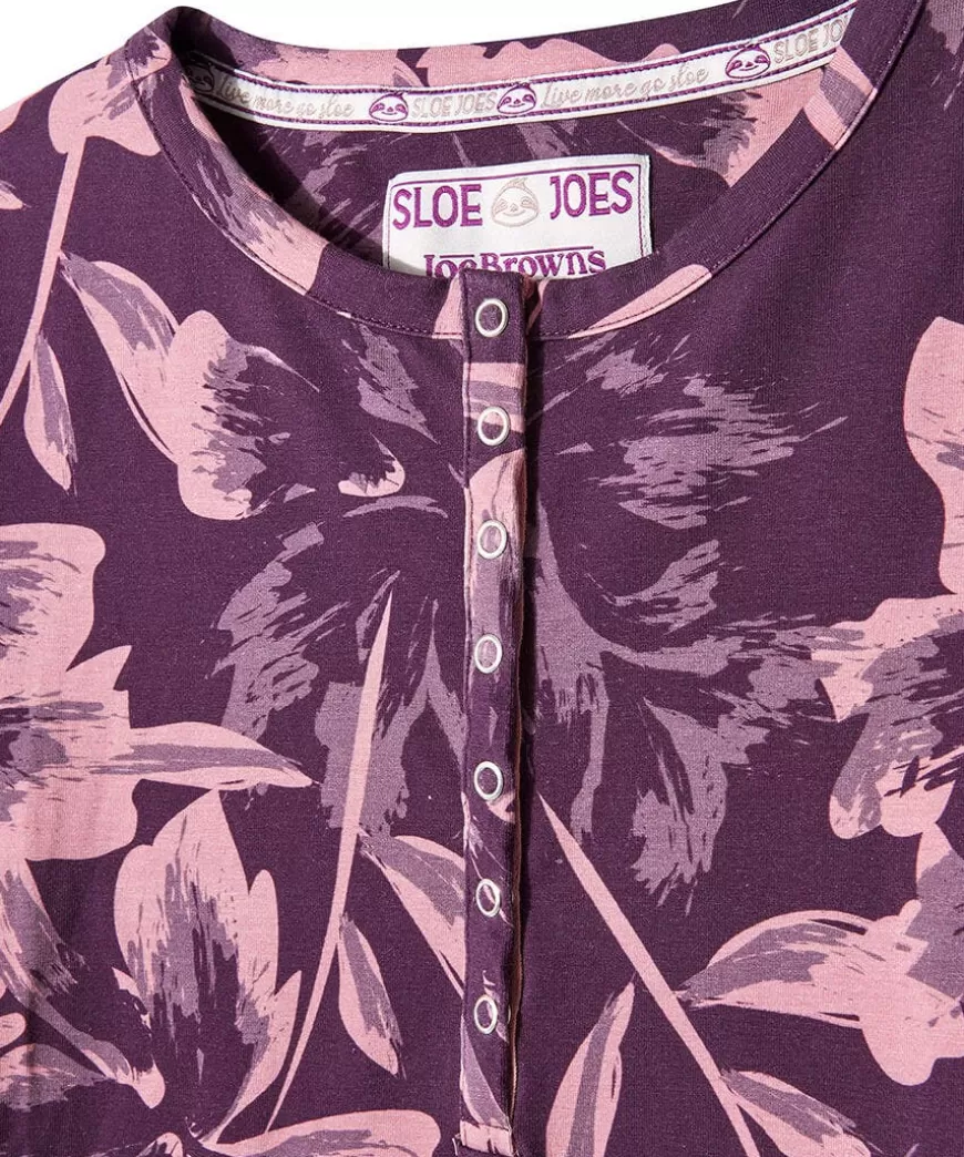 Women Joe Browns Women's Clothing | Loungewear & Pyjamas*Sloe Joes Floral Henley