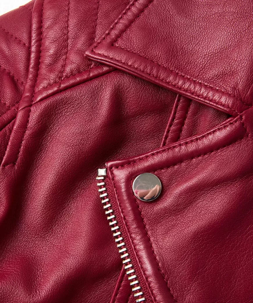 Women Joe Browns Leather Jackets | Coats & Jackets*Stitch Detail Leather Biker Jacket
