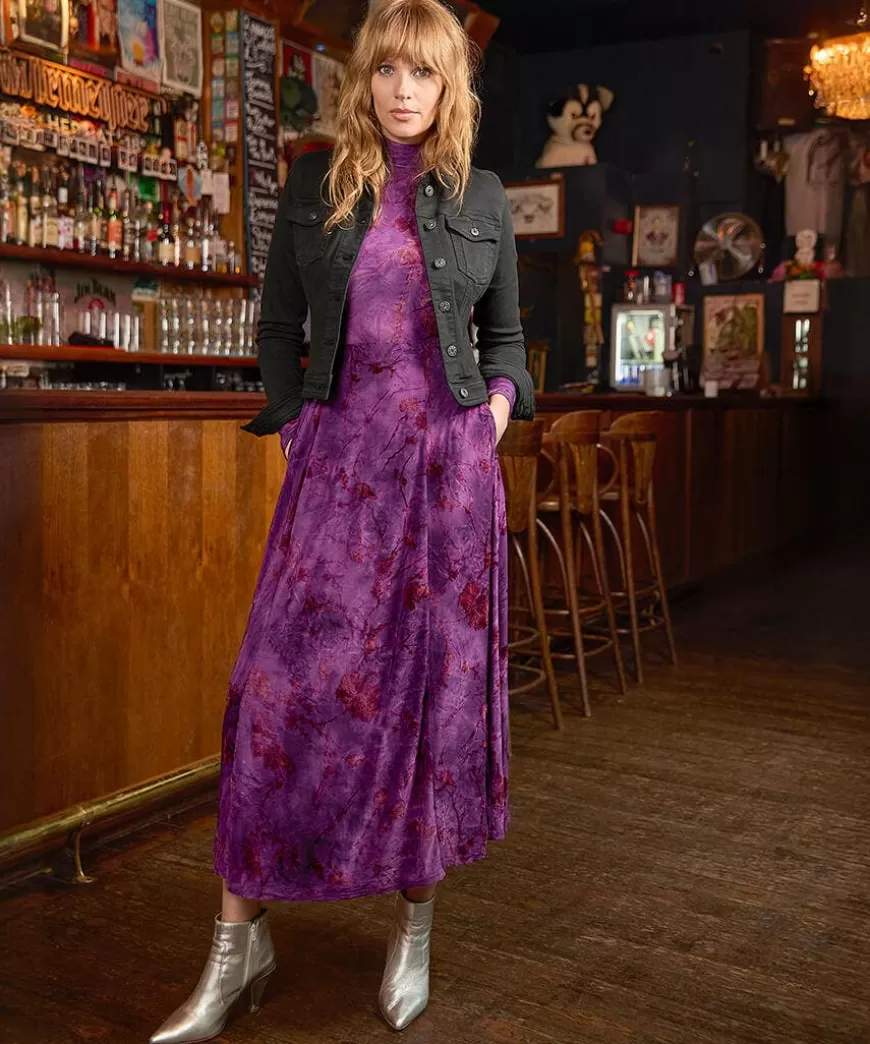Women Joe Browns Petite Collection | Dresses*Truly Remarkable Flocked Jersey Dress
